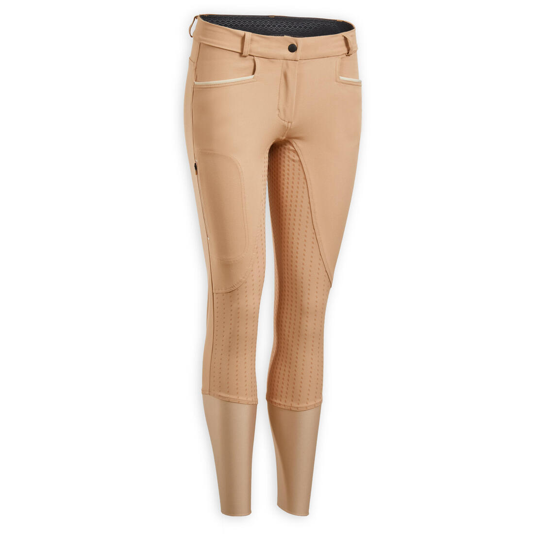 Pantalon équitation léger fullgrip Femme - 580 terracotta