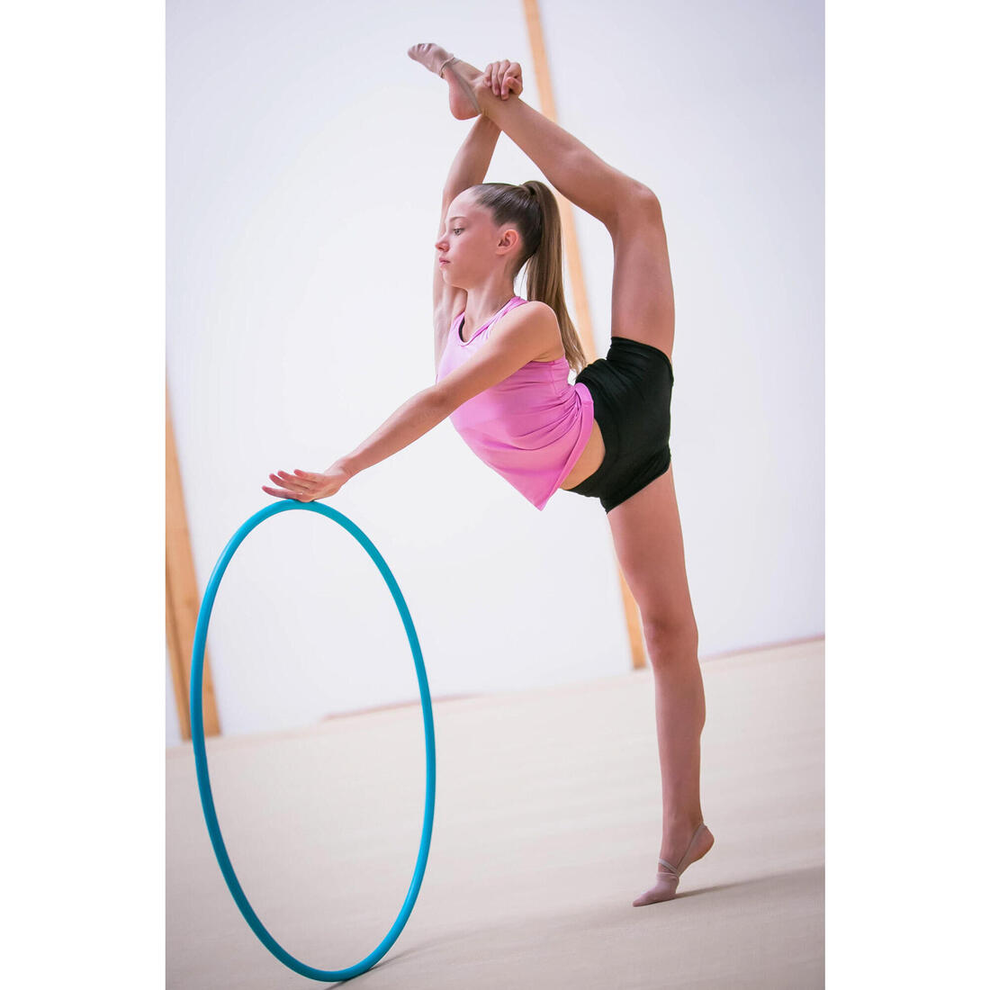 Cerceau de Gymnastique Rythmique de 85 cm Turquoise