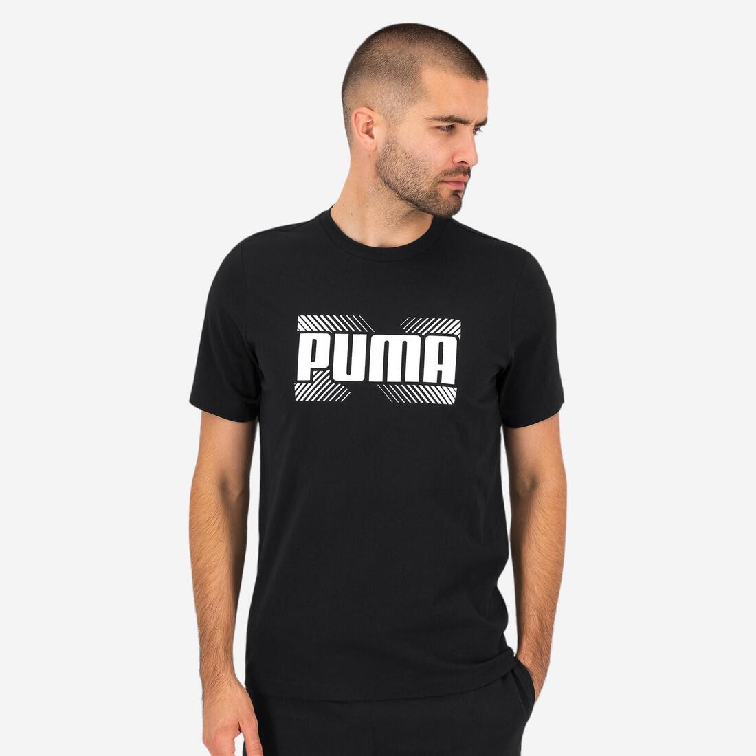 T-shirt PUMA active fitness manches courtes coton homme noir