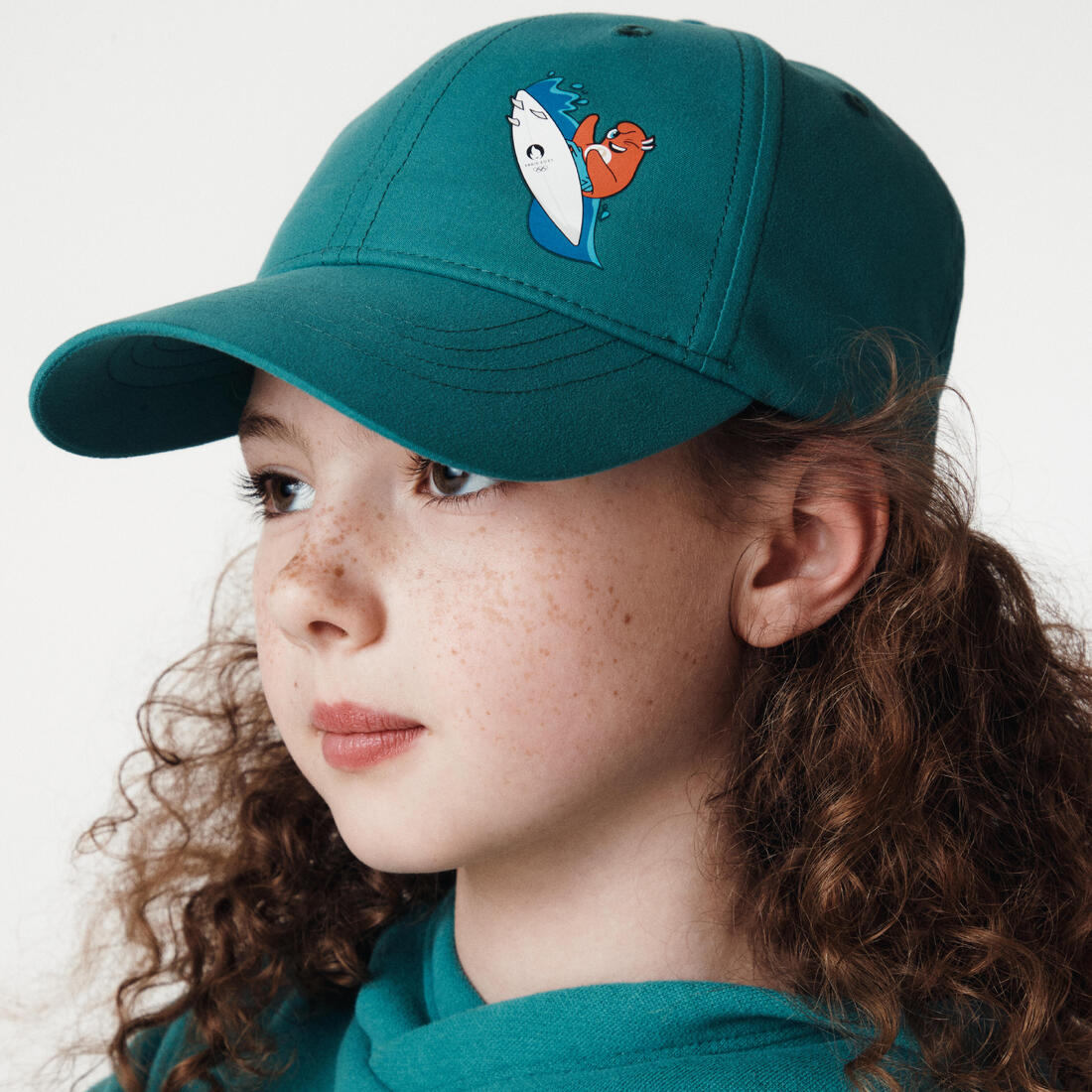 Casquette Les Mascottes de Paris 2024 Enfant Corail