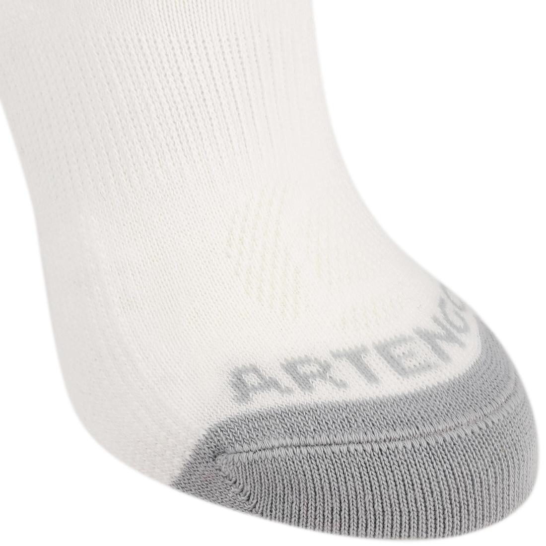 CHAUSSETTES TENNIS ENFANT MI-HAUTES ARTENGO RS 160 LOT DE 3