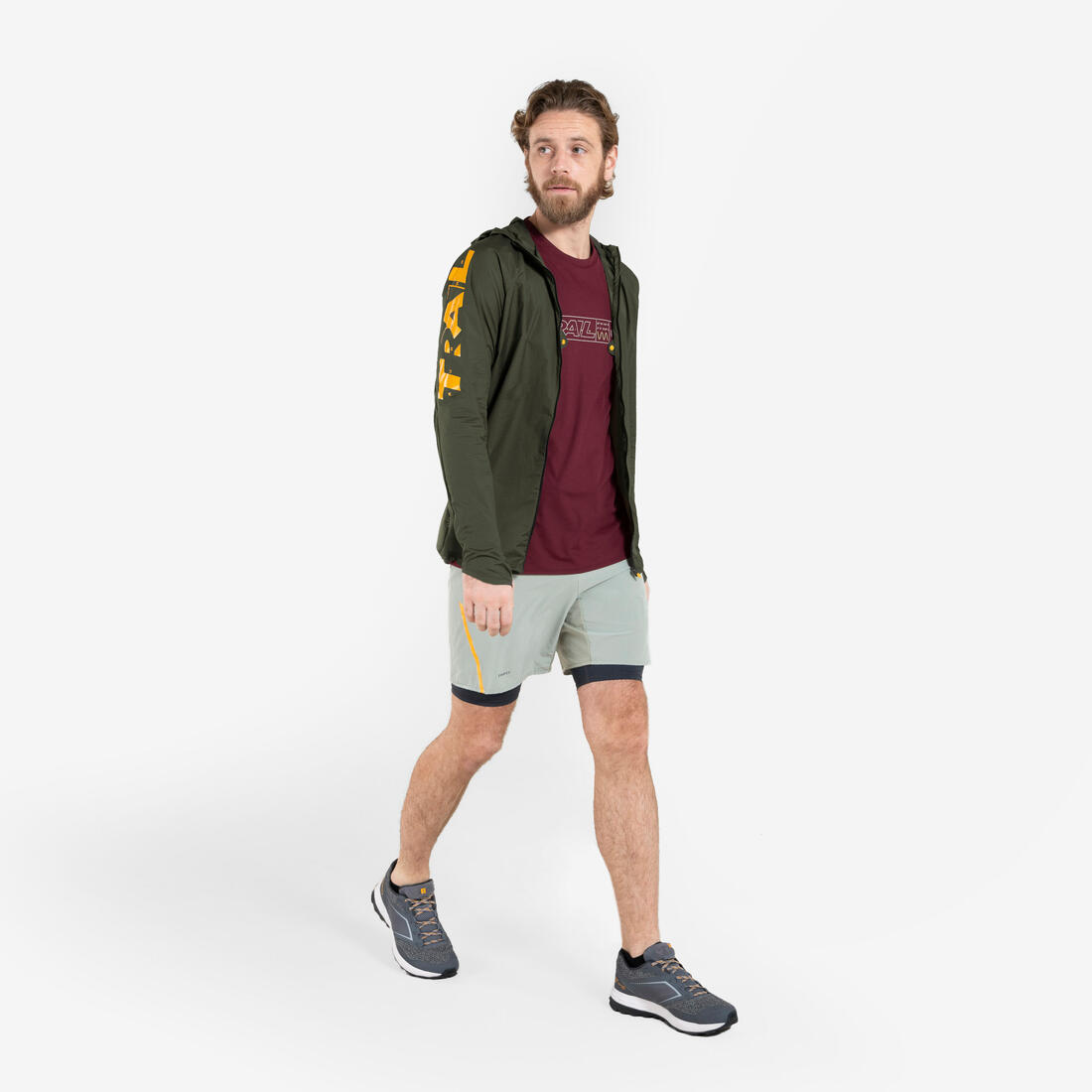 SHORT CUISSARD DE TRAIL RUNNING  CONFORT HOMME