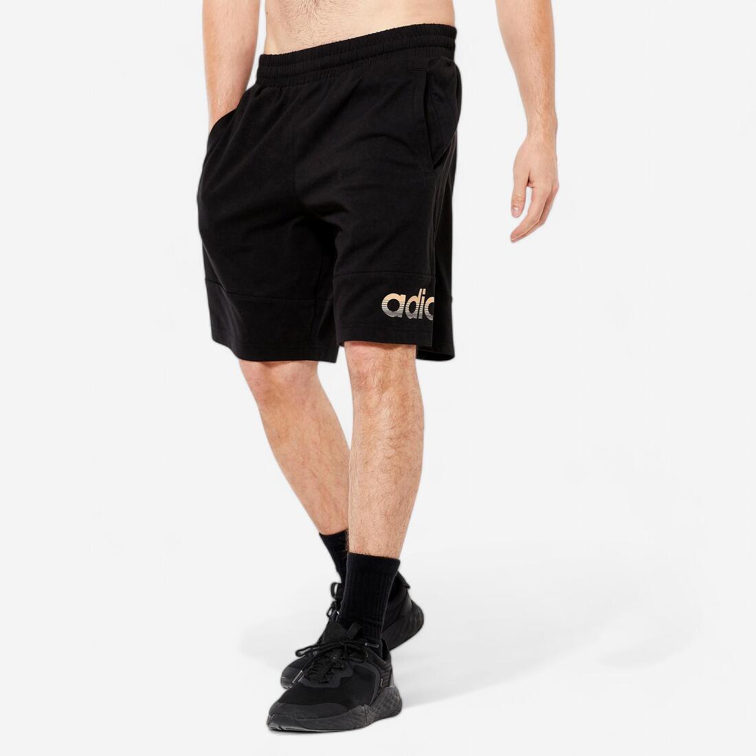 SHORT DE FITNESS SOFT TRAINING ADIDAS HOMME NOIR