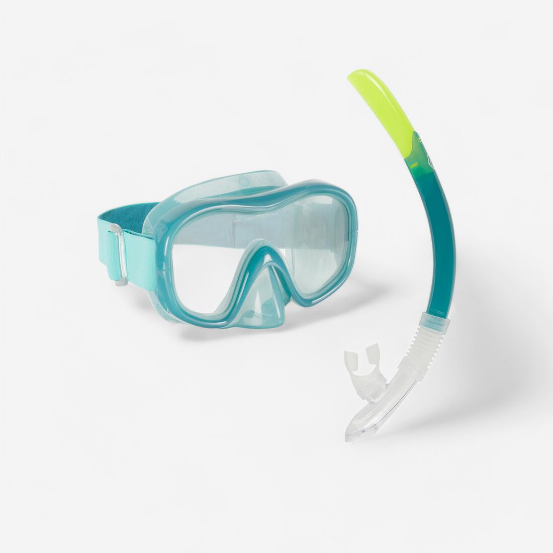 Kit plongée Masque et Tuba Snorkeling 100 adulte