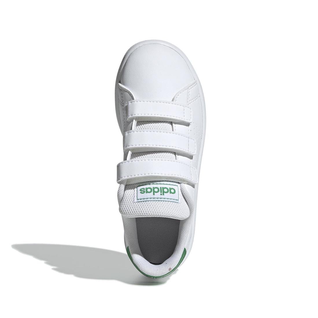 Baskets à scratch enfant - ADIDAS ADVANTAGE blanc