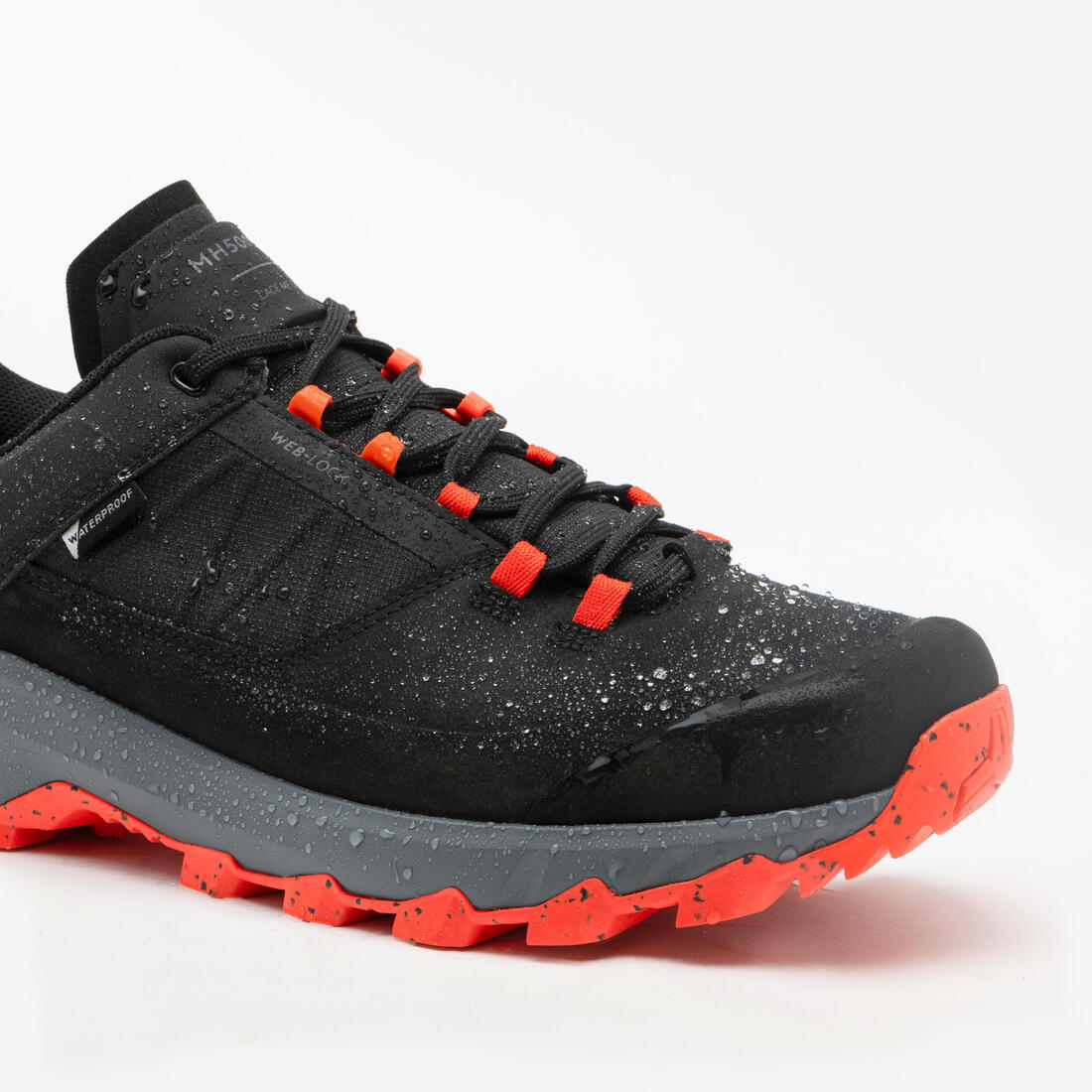 Chaussures de randonnée montagne imperméables, homme MH500 bleues