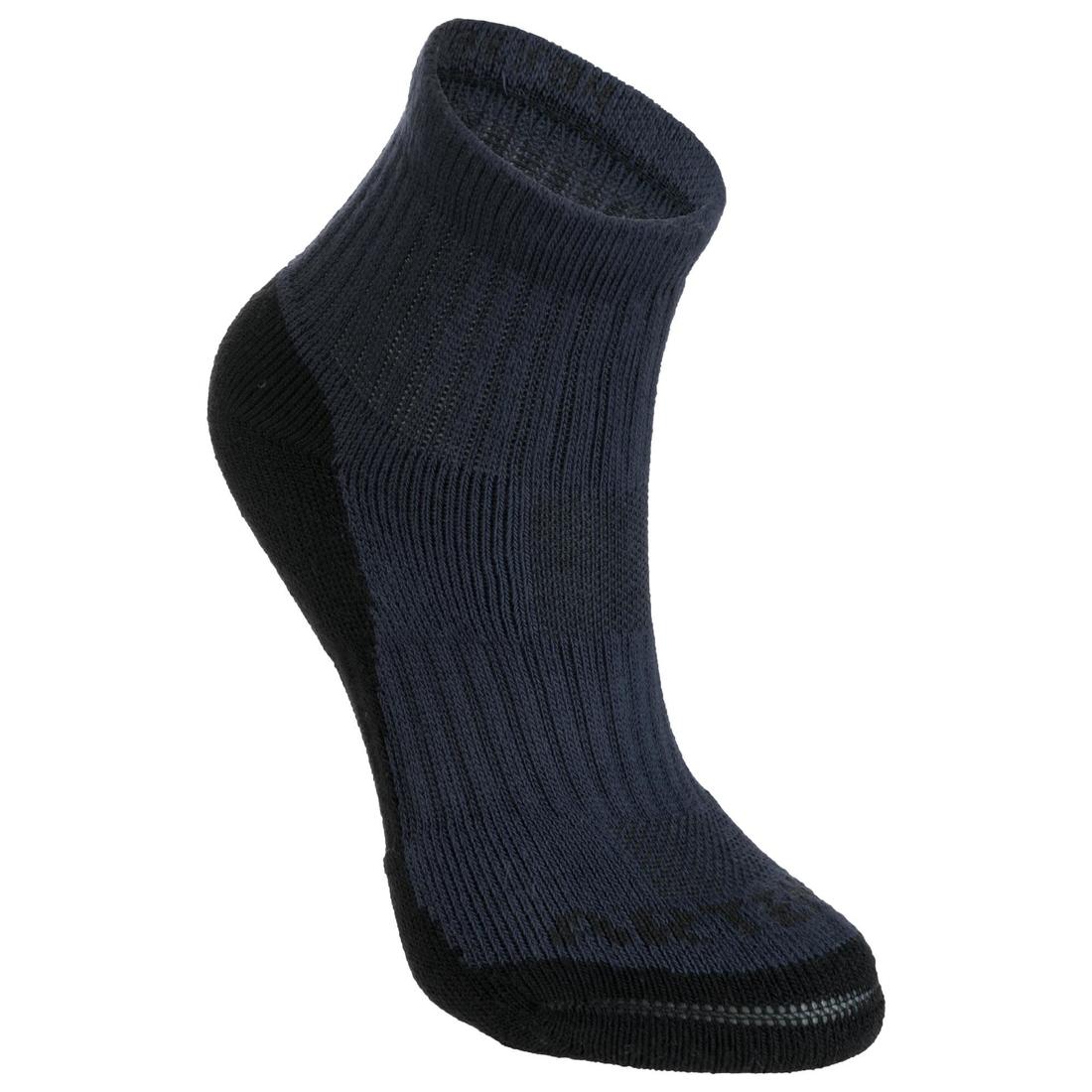 CHAUSSETTES DE SPORT ENFANT MI-HAUTES ARTENGO RS 500 LOT DE 3