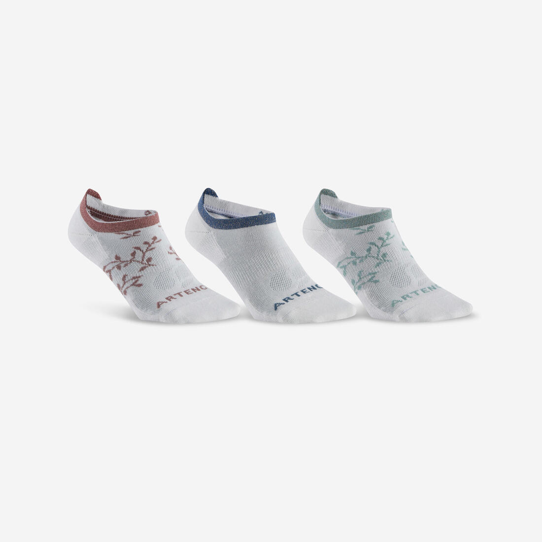 CHAUSSETTES DE SPORT BASSES ARTENGO RS 160 LOT DE 3