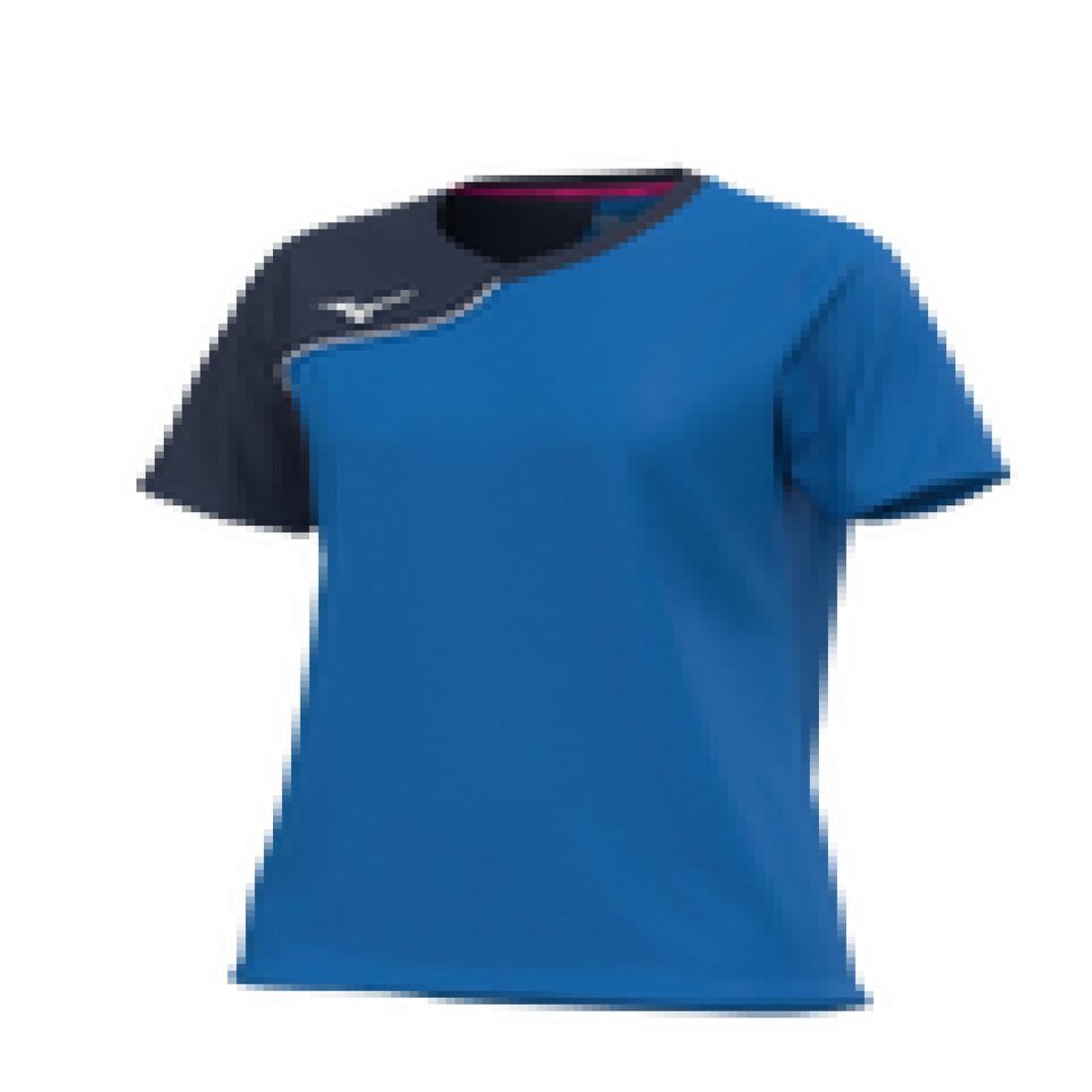 T-Shirt de Footbal Junior Mizuno Team Trad Shukyu Bleu