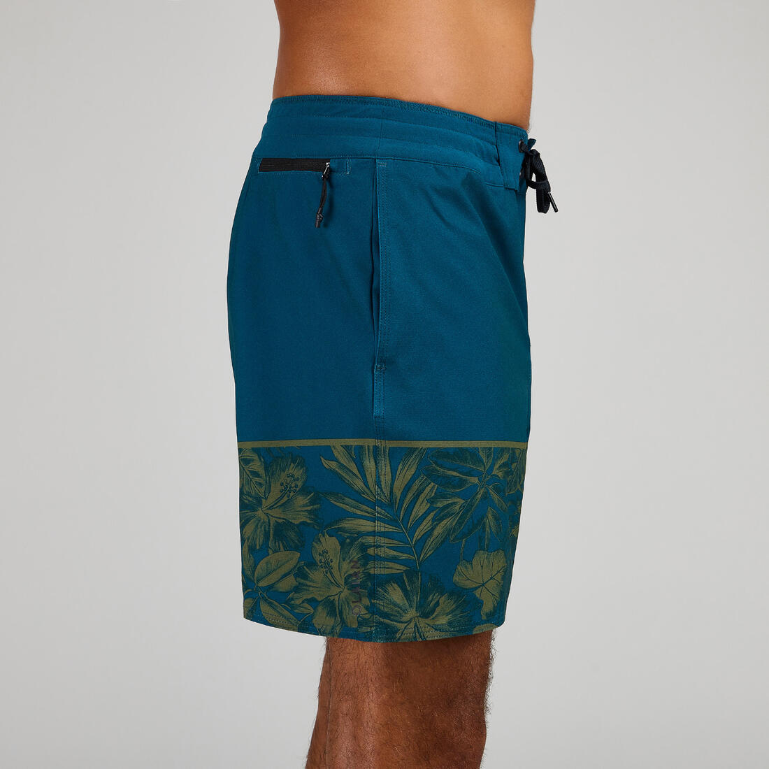 Boardshort surf 500 17" GOOD BLUE