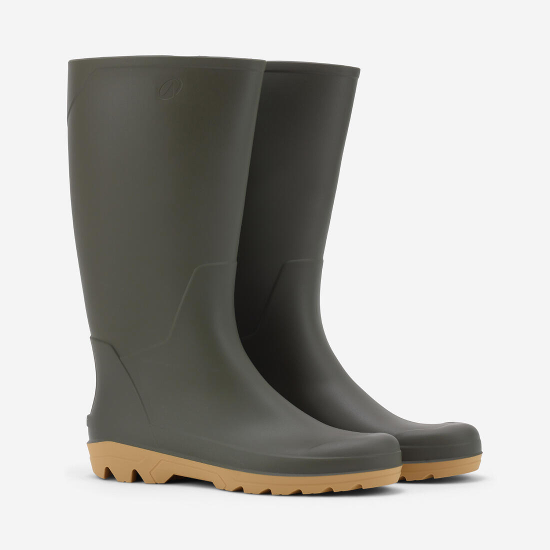 Bottes de pluie imperméables homme/femme Land 100 vertes