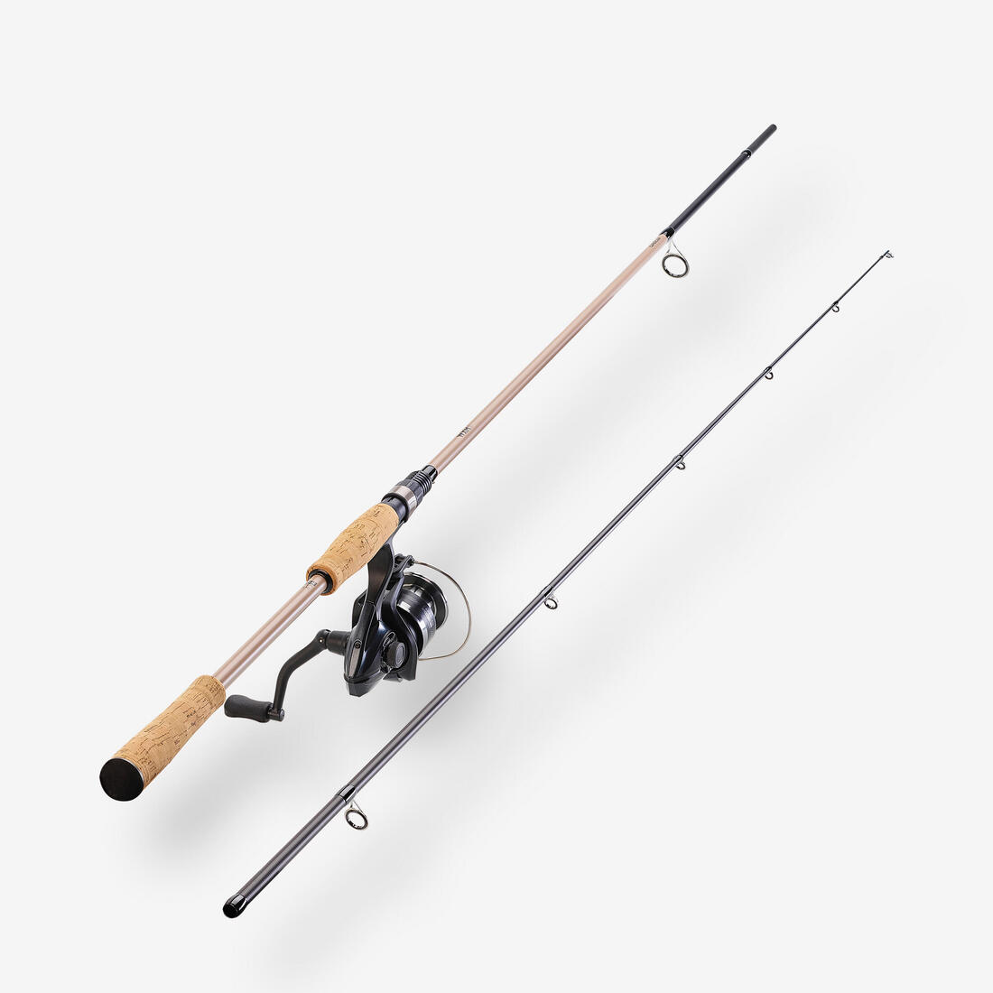 Ensemble canne & moulinet pêche aux leurres WXM 100 Spinning 2.40 MH 10-30g