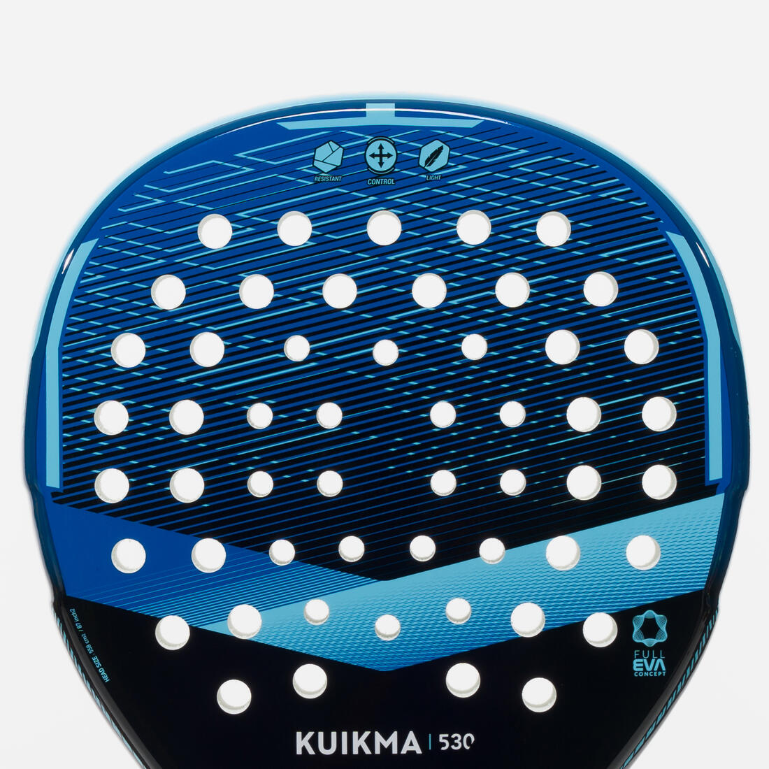 Raquette de padel adulte-Kuikma PR 530 bleu vert