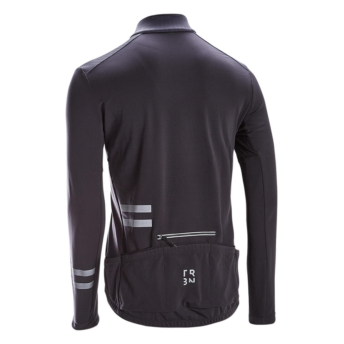 MAILLOT MANCHES LONGUES VELO ROUTE TRIBAN RC500 NOIR