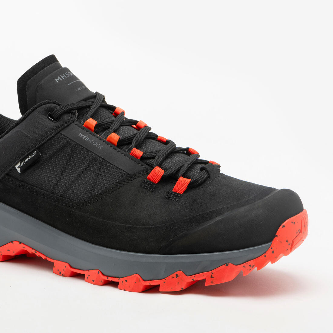 Chaussures de randonnée montagne imperméables, homme MH500 bleues