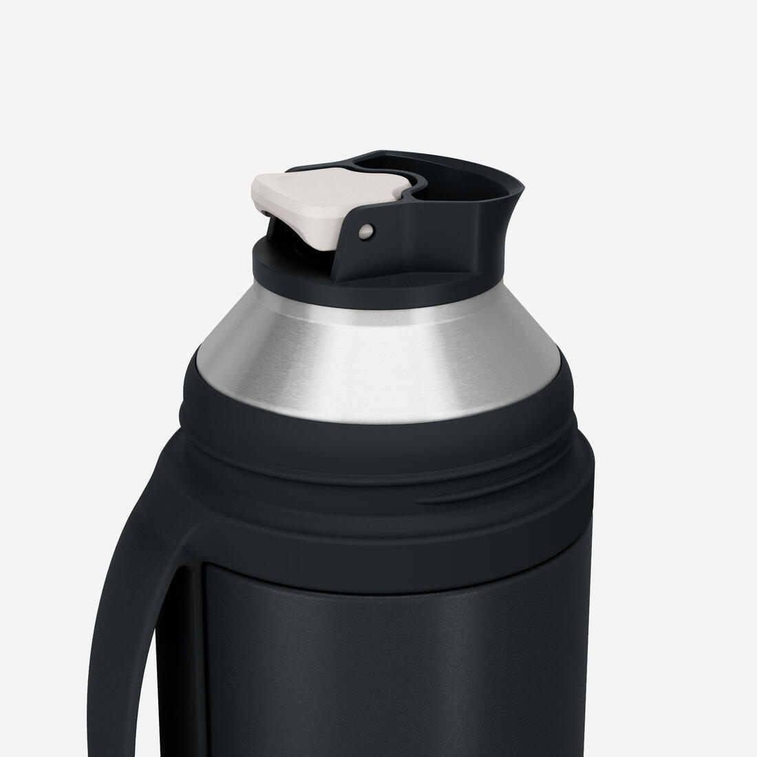 Bouteille 900 isotherme 0,7L inox de randonnée et camping, bouchon instantané.