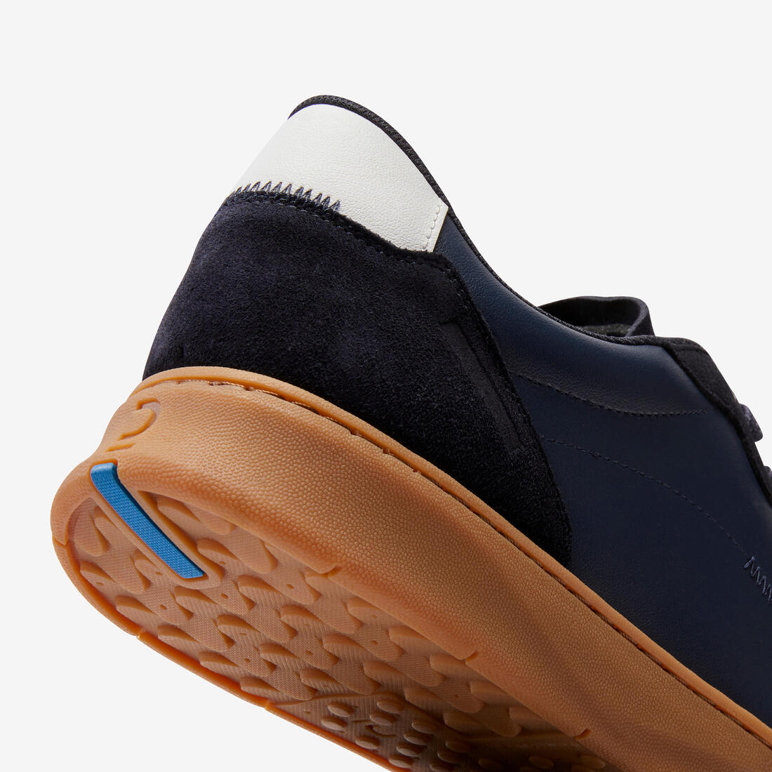 Baskets de marche en cuir homme, Walk Protect blanche