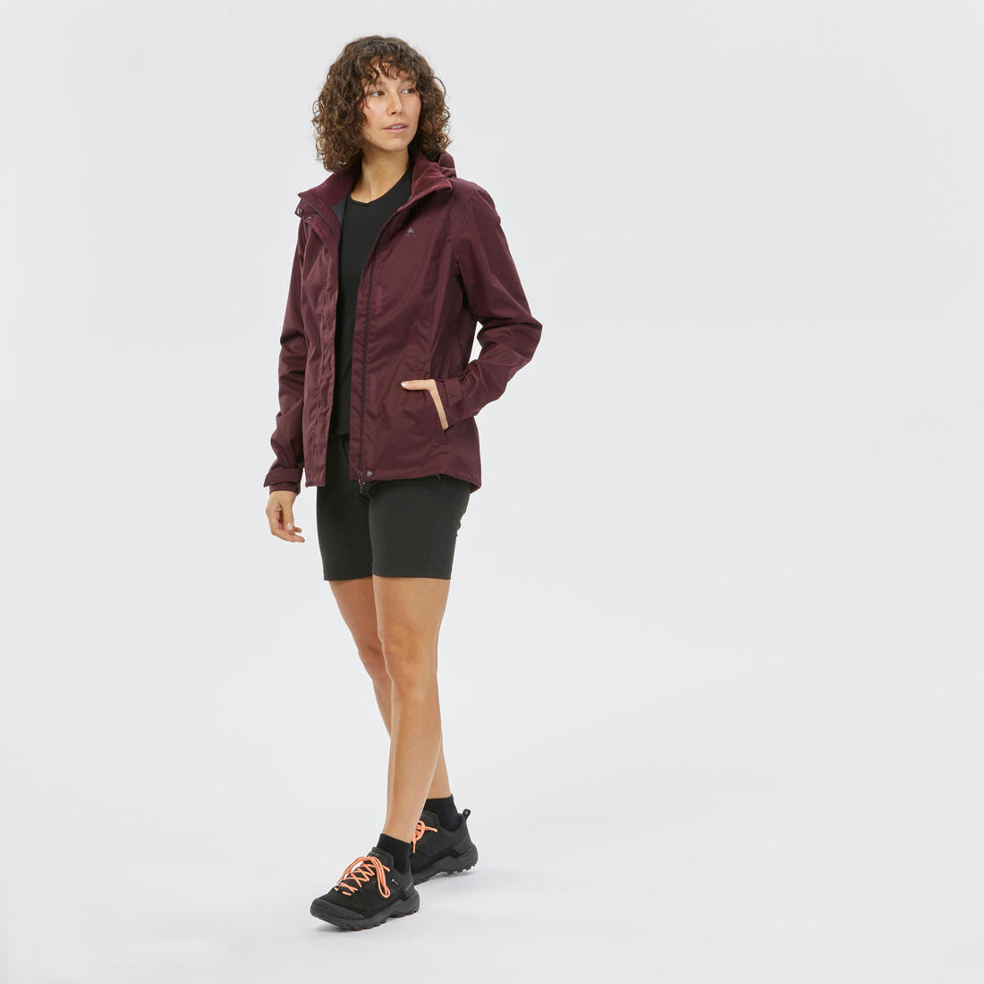 Veste imperméable de randonnée montagne - MH100 - Femme