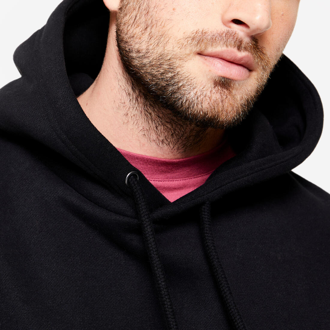 Sweat à capuche Fitness Homme - 520 Noir