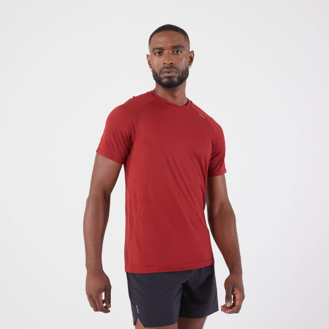 T-shirt de running sans couture homme - kiprun run 500 confort