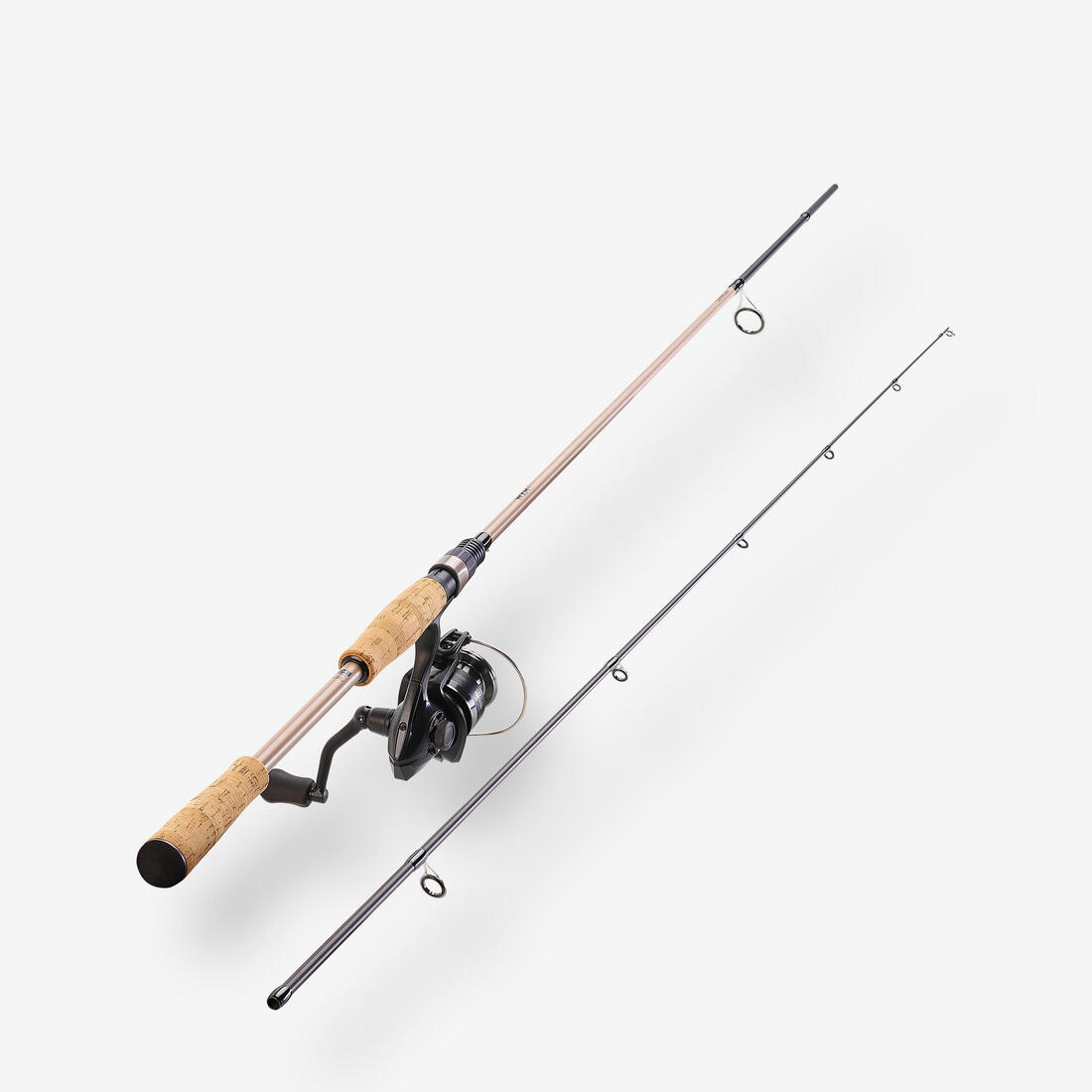 Ensemble canne & moulinet pêche aux leurres WXM 100 Spinning 2.10m M 7-21g