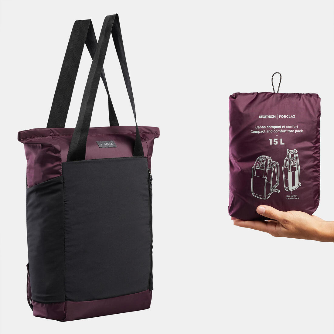 Tote bag 2en1 15L - Travel