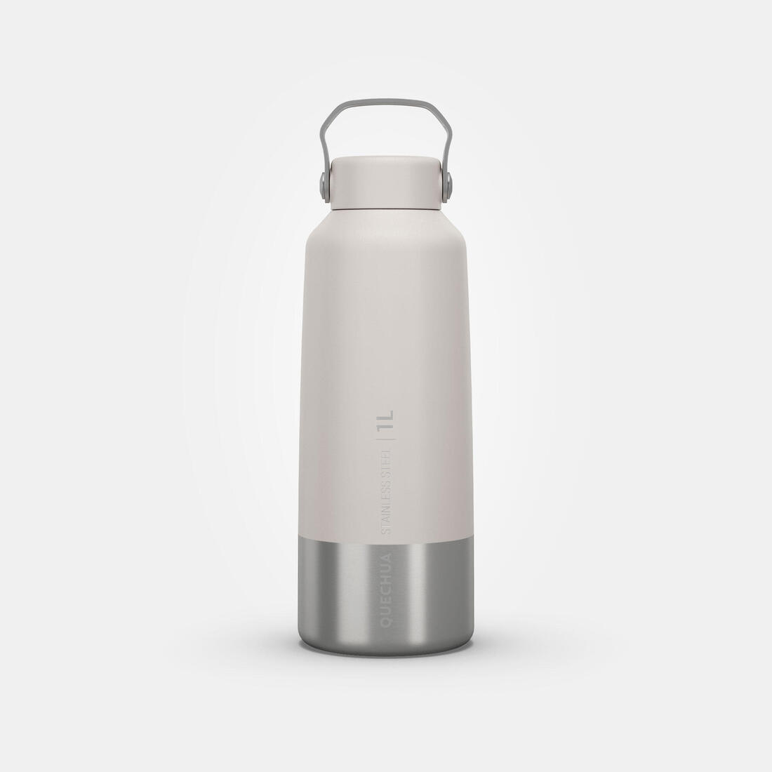 Gourde inox 1L avec bouchon à vis pour la randonnée