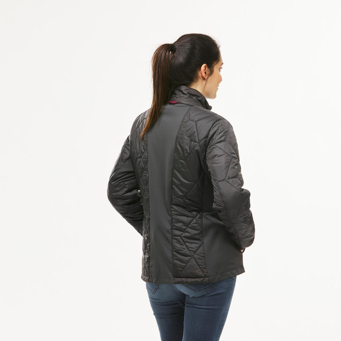 Veste 3en1 imperméable de trek voyage - Travel 500 -8 °C - Femme