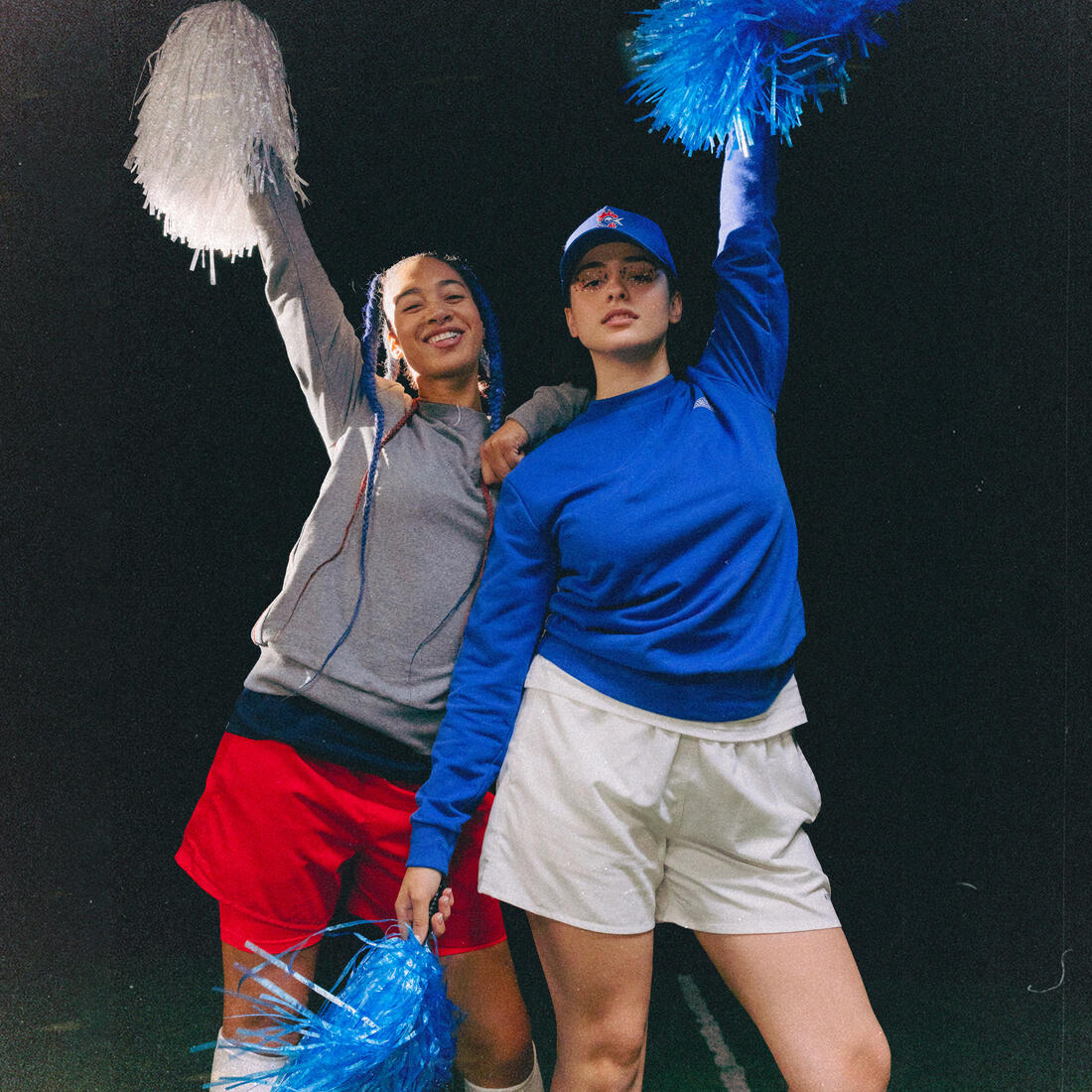 Casquette bleue coq Allez les Bleus mixte