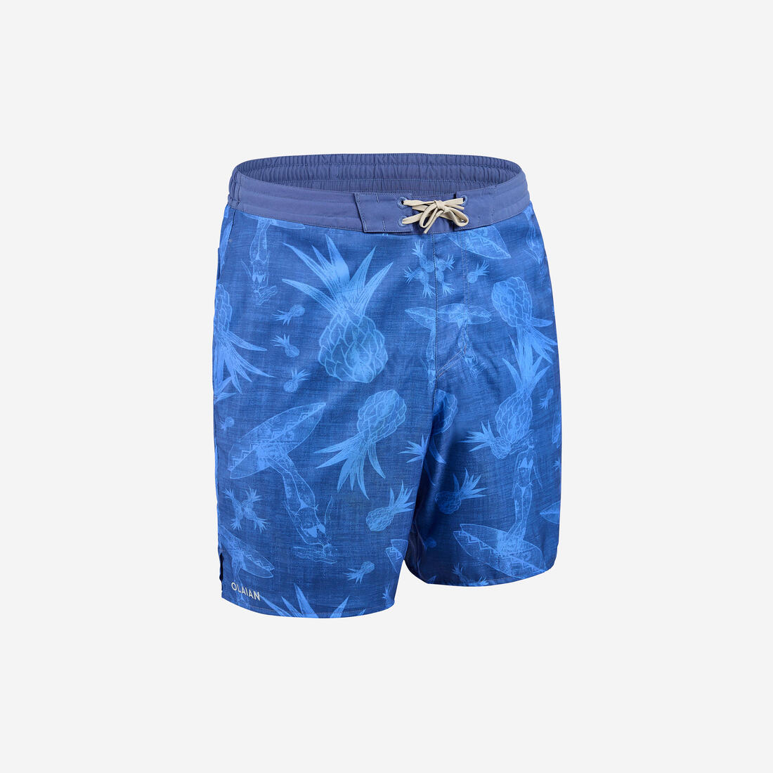 Boardshort surf 100 long surfergirl blue