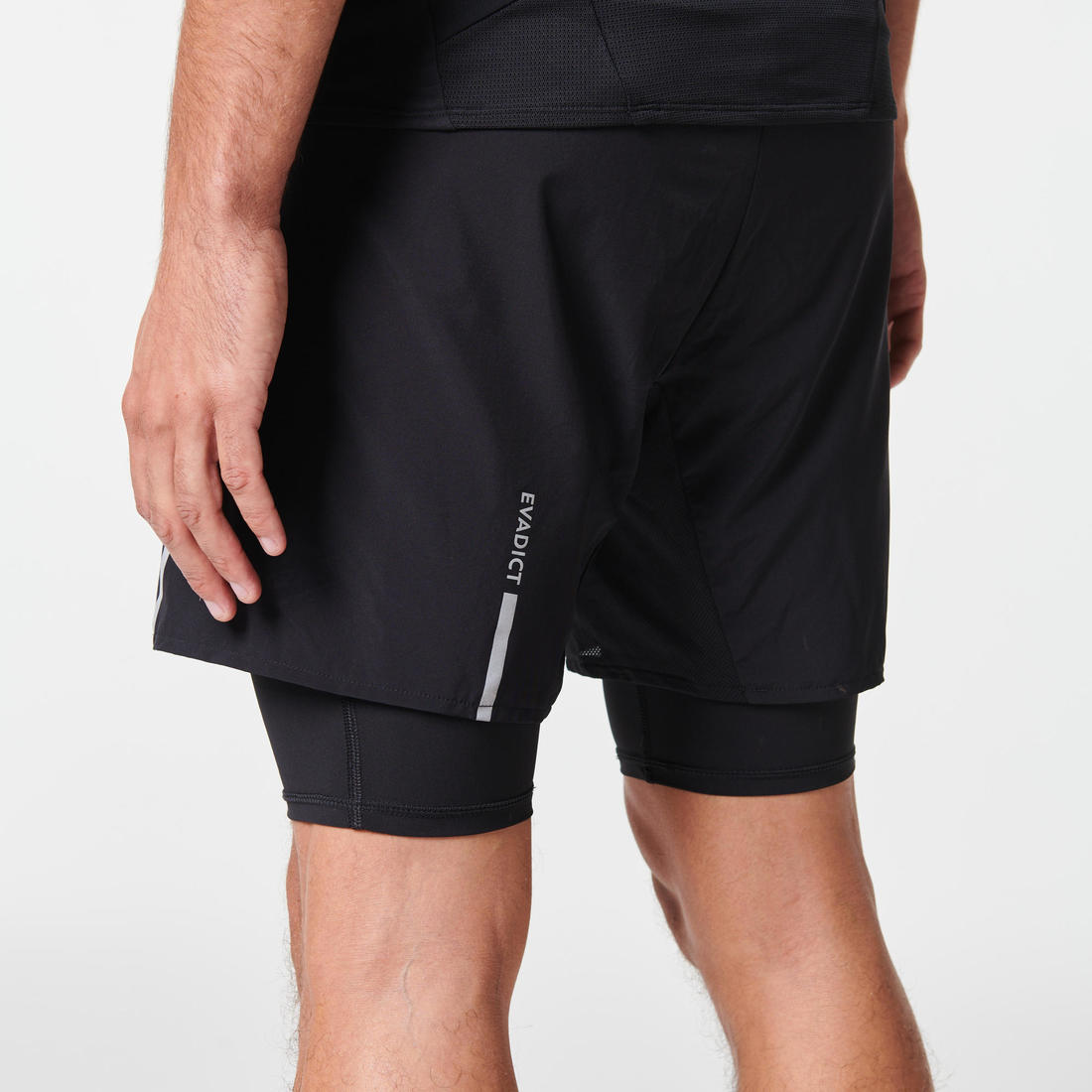 SHORT CUISSARD DE TRAIL RUNNING  CONFORT HOMME