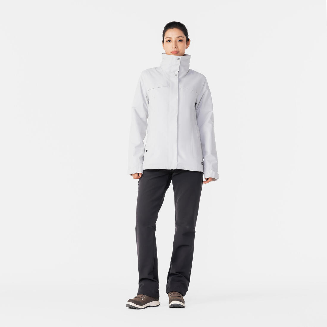 Veste 3en1 imperméable de trek voyage - Travel 100  0° - Femme