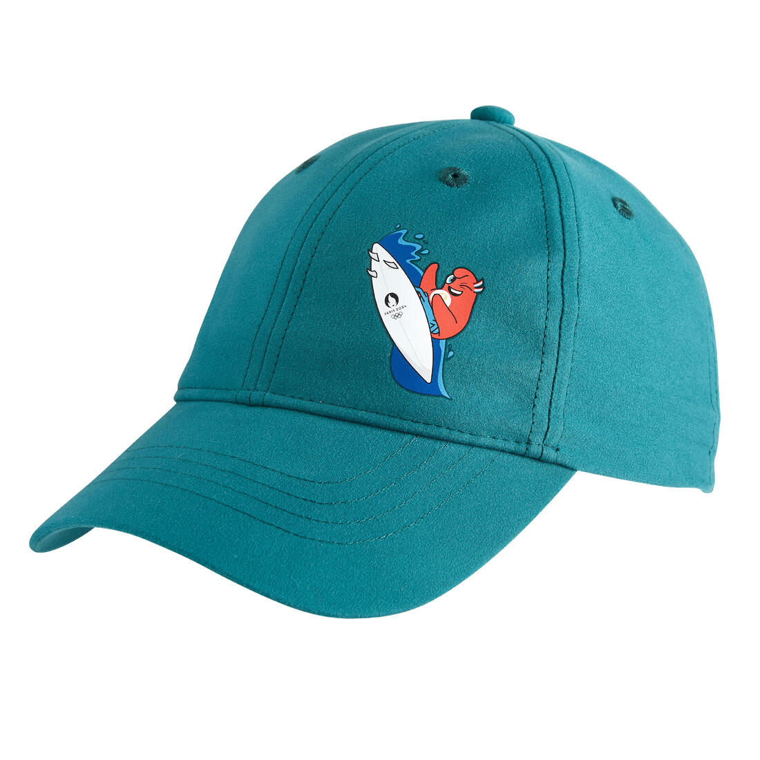 Casquette Les Mascottes de Paris 2024 Enfant Corail