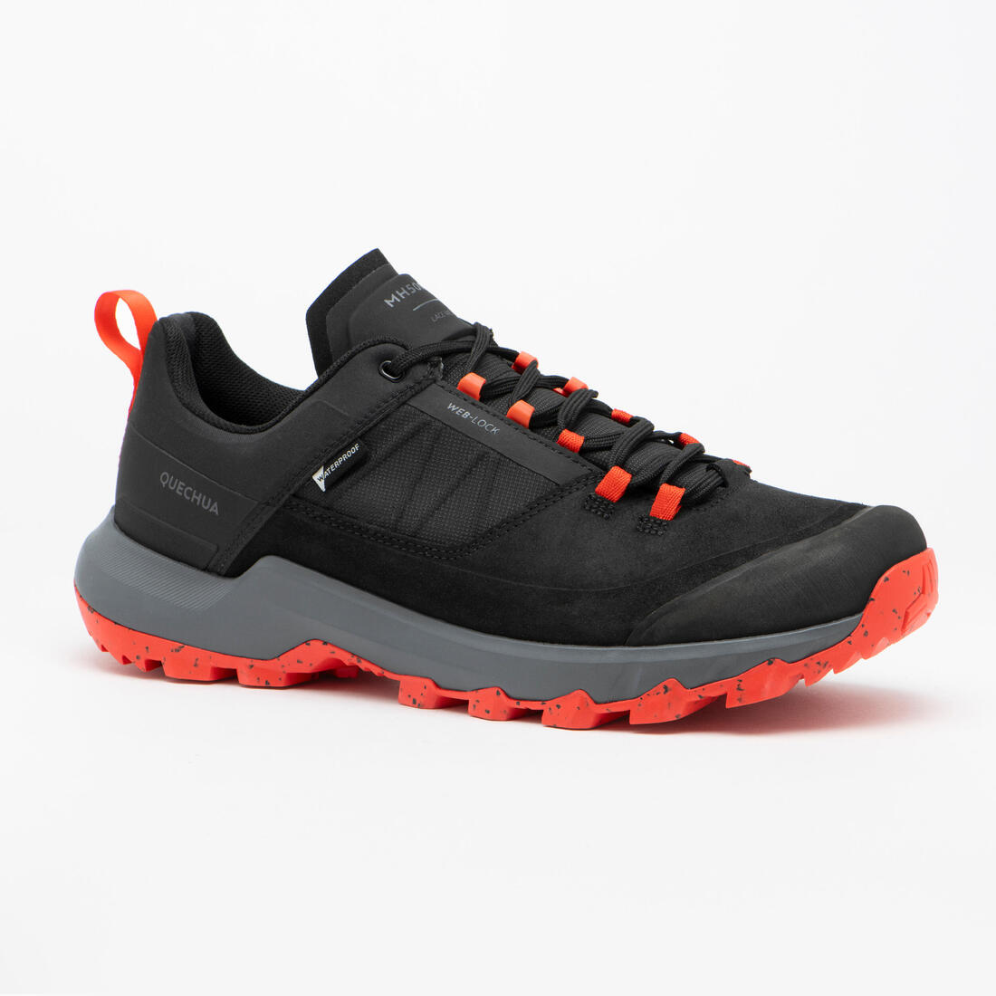 Chaussures de randonnée montagne imperméables, homme MH500 bleues