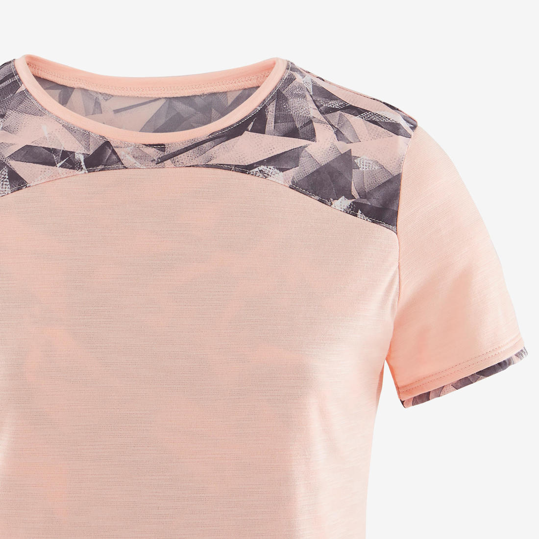 T-shirt 2en1 fille - rose print