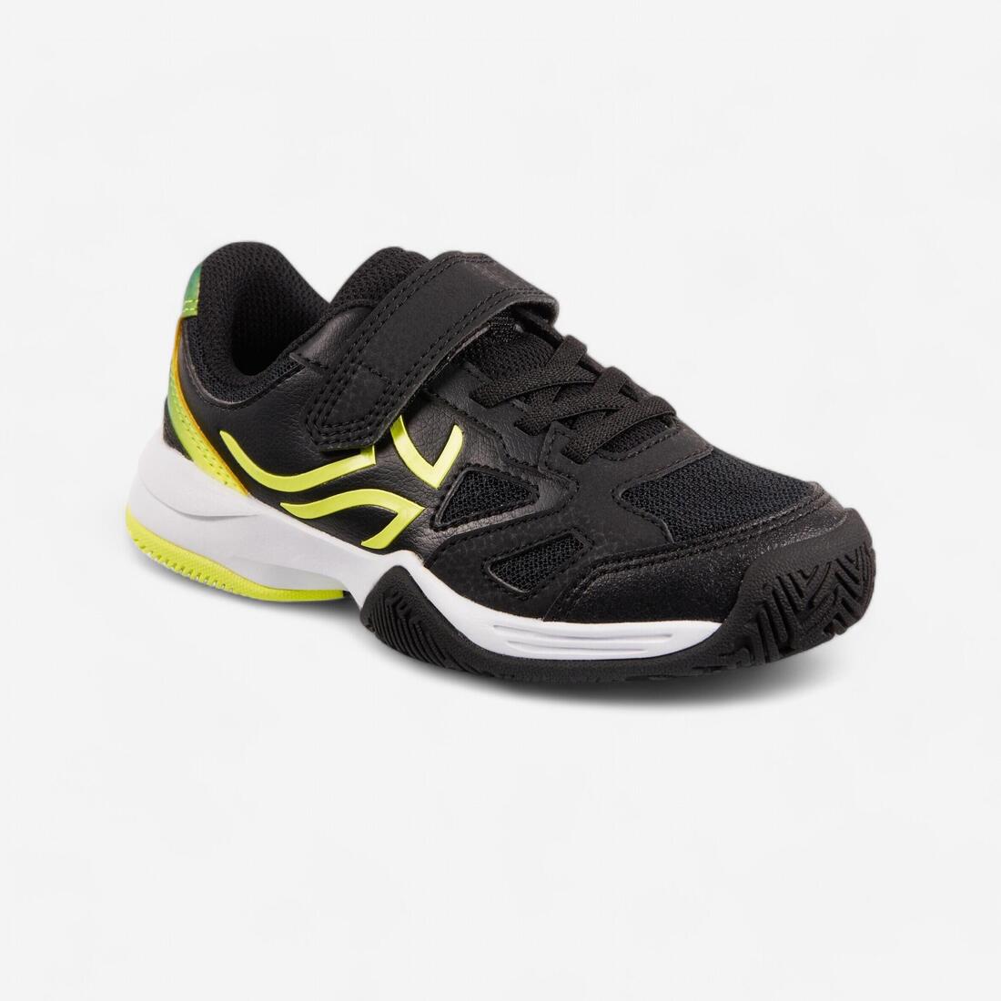 CHAUSSURES ENFANT TENNIS ARTENGO TS560 KD BLACK YELLOW