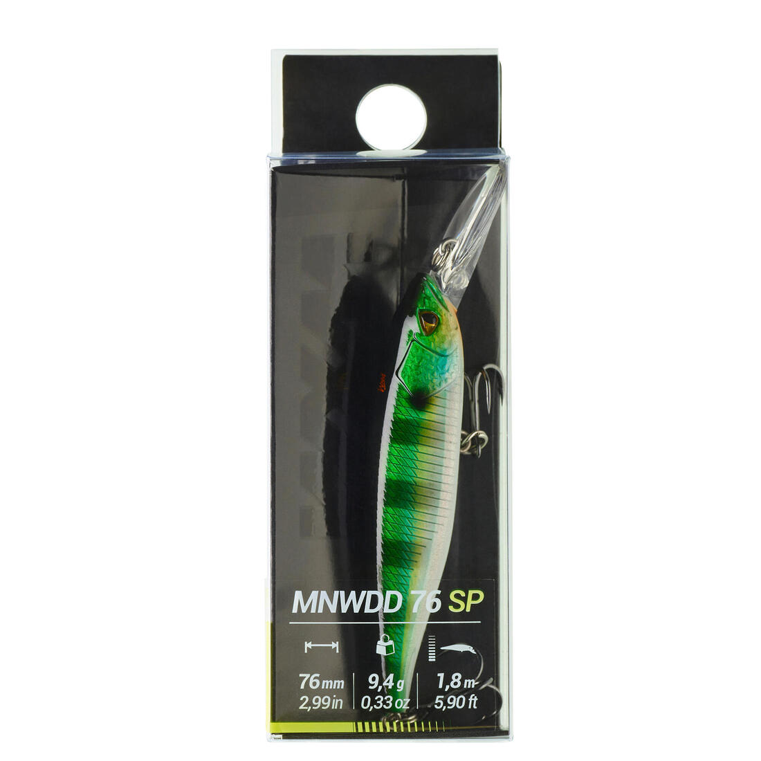 POISSON NAGEUR JERKBAIT MINNOW WXM MNWDD 76 SP