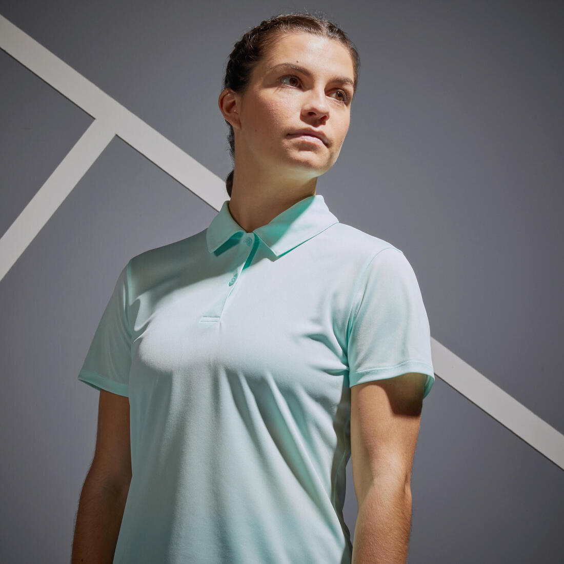 Polo tennis dry femme - Essentiel 100