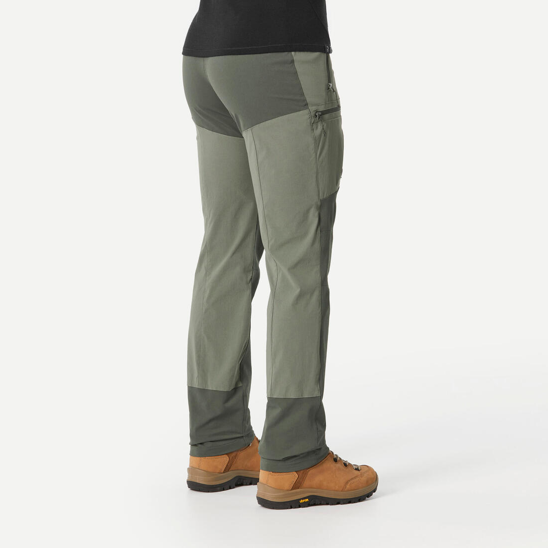 Pantalon résistant de trek montagne - MT500 beige - Femme v2