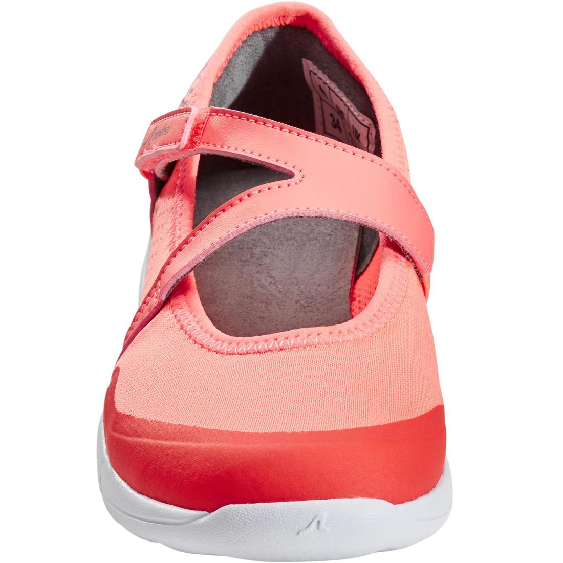 Ballerines à scratch enfant - PW 160 BR'EASY JR grises du 28 au 39