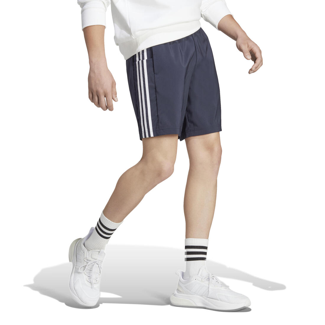 SHORT DE FITNESS CARDIO ADIDAS HOMME BLEU