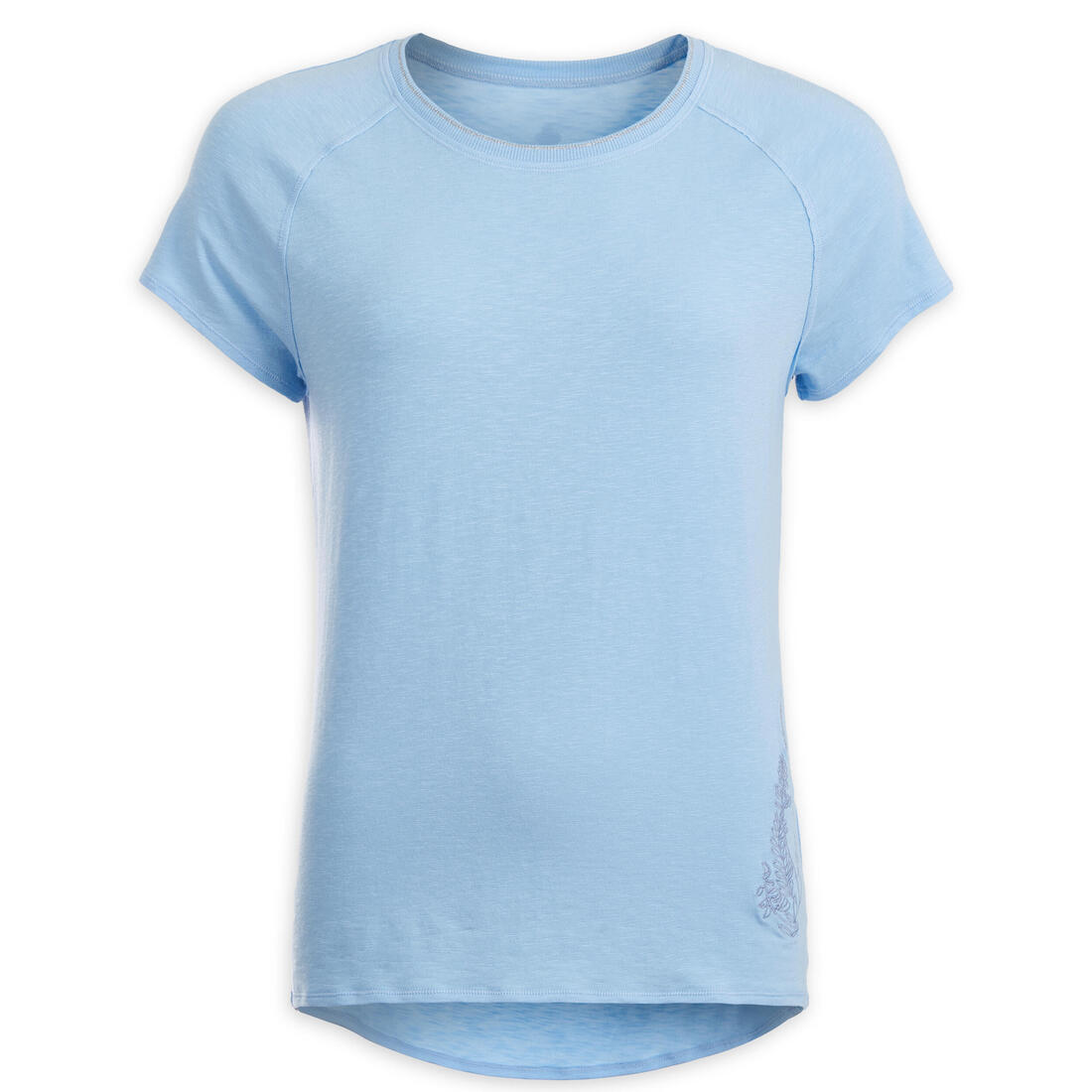 T-shirt yoga doux femme en coton