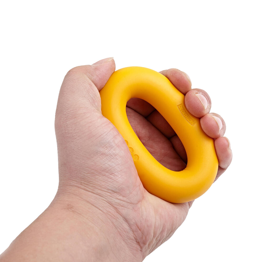 Handgrip ring de musculation résistance moyenne 25kg - orange