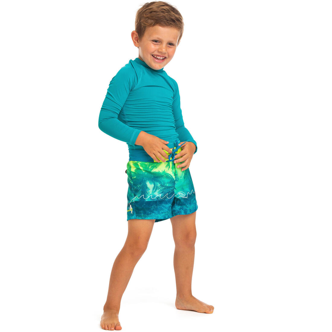 short de bain kid 500 vert