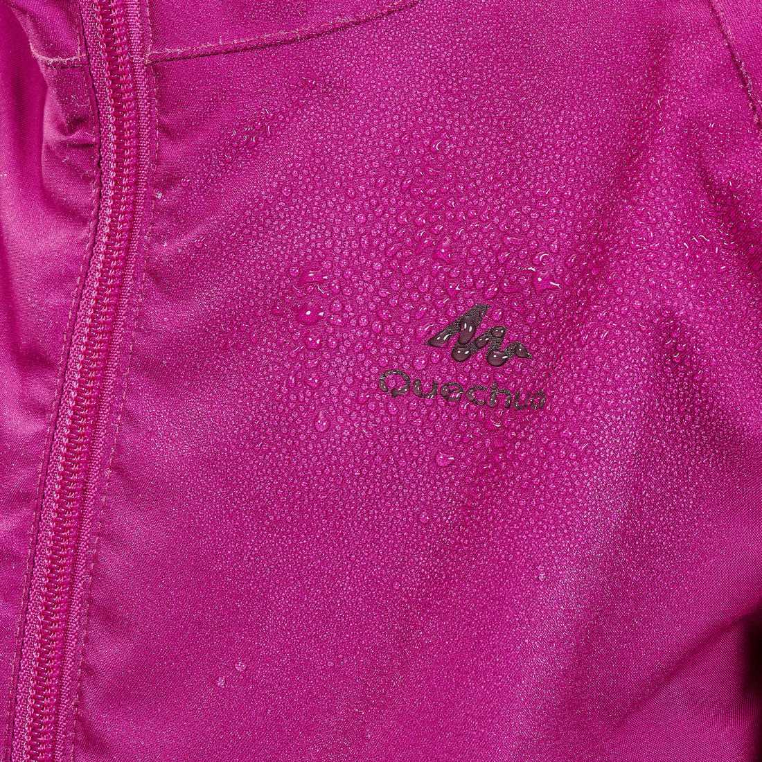 Veste imperméable de randonnée - MH500 violette - enfant 7-15 ans