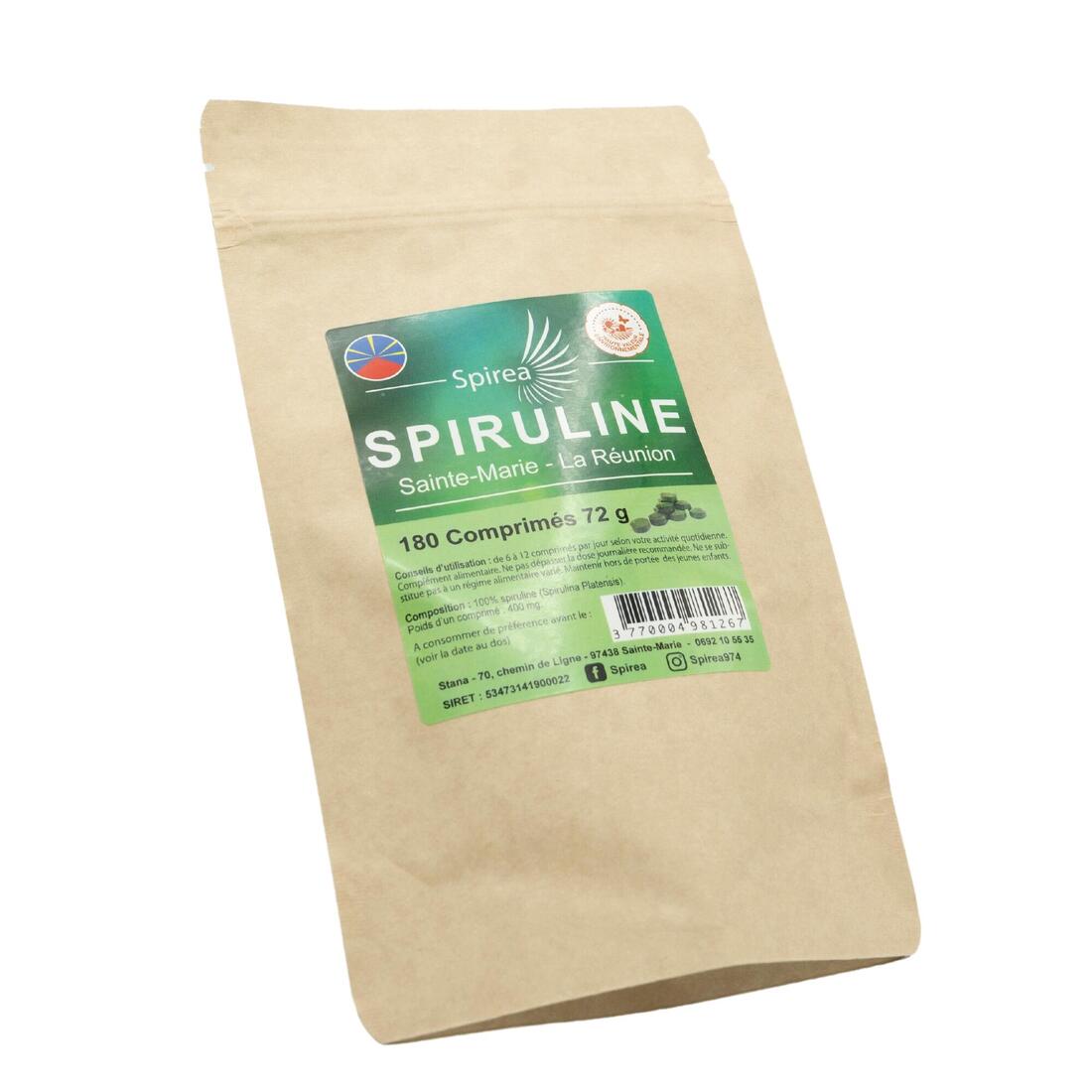 SPIREA-Spiruline 100 % comprimés - 72 gr - 180 cp