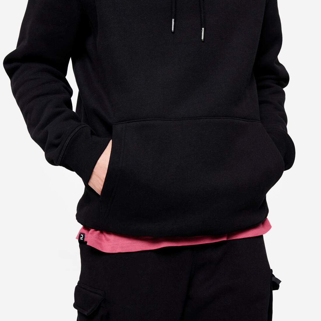 Sweat à capuche Fitness Homme - 520 Noir