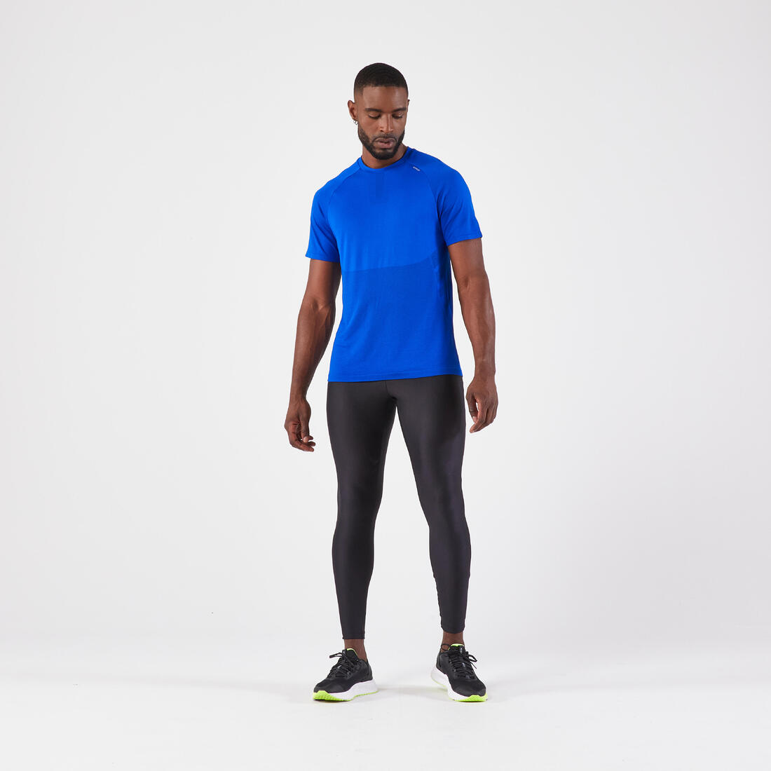 Collant de running respirant homme - kiprun run 100 dry noir