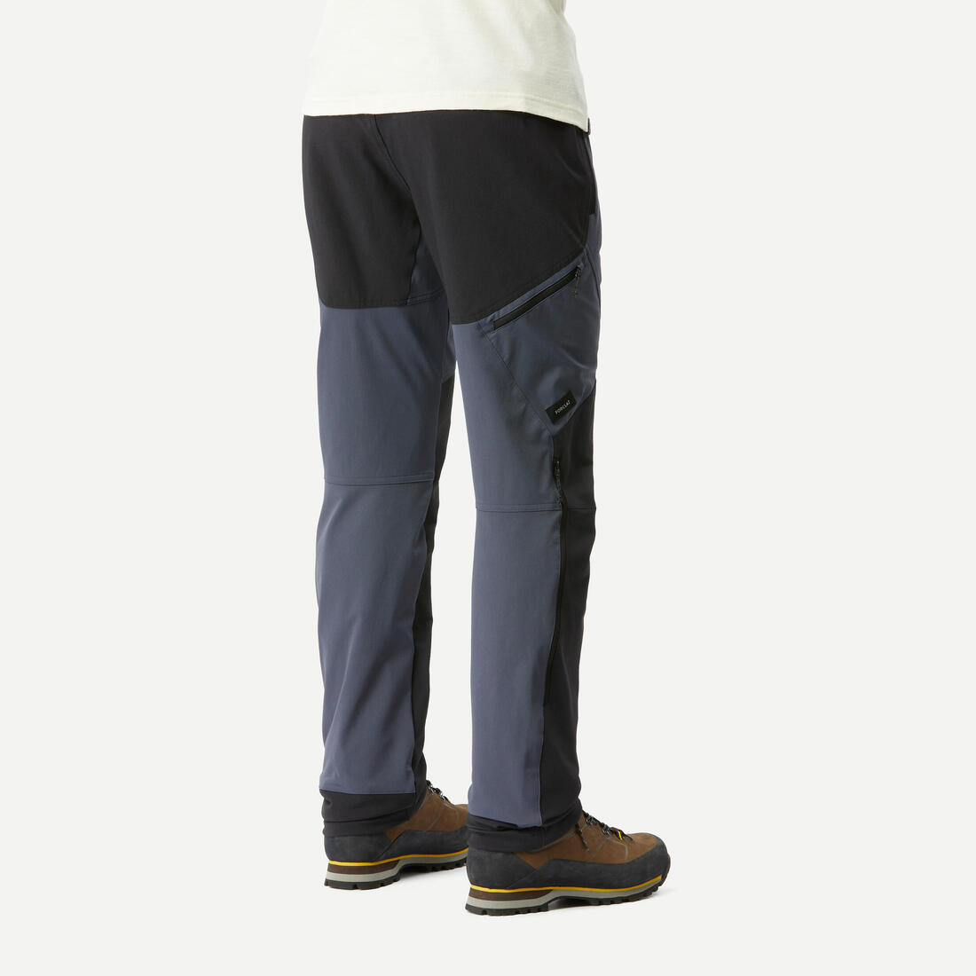 Pantalon de trek montagne déperlant et coupe-vent Homme - MT900