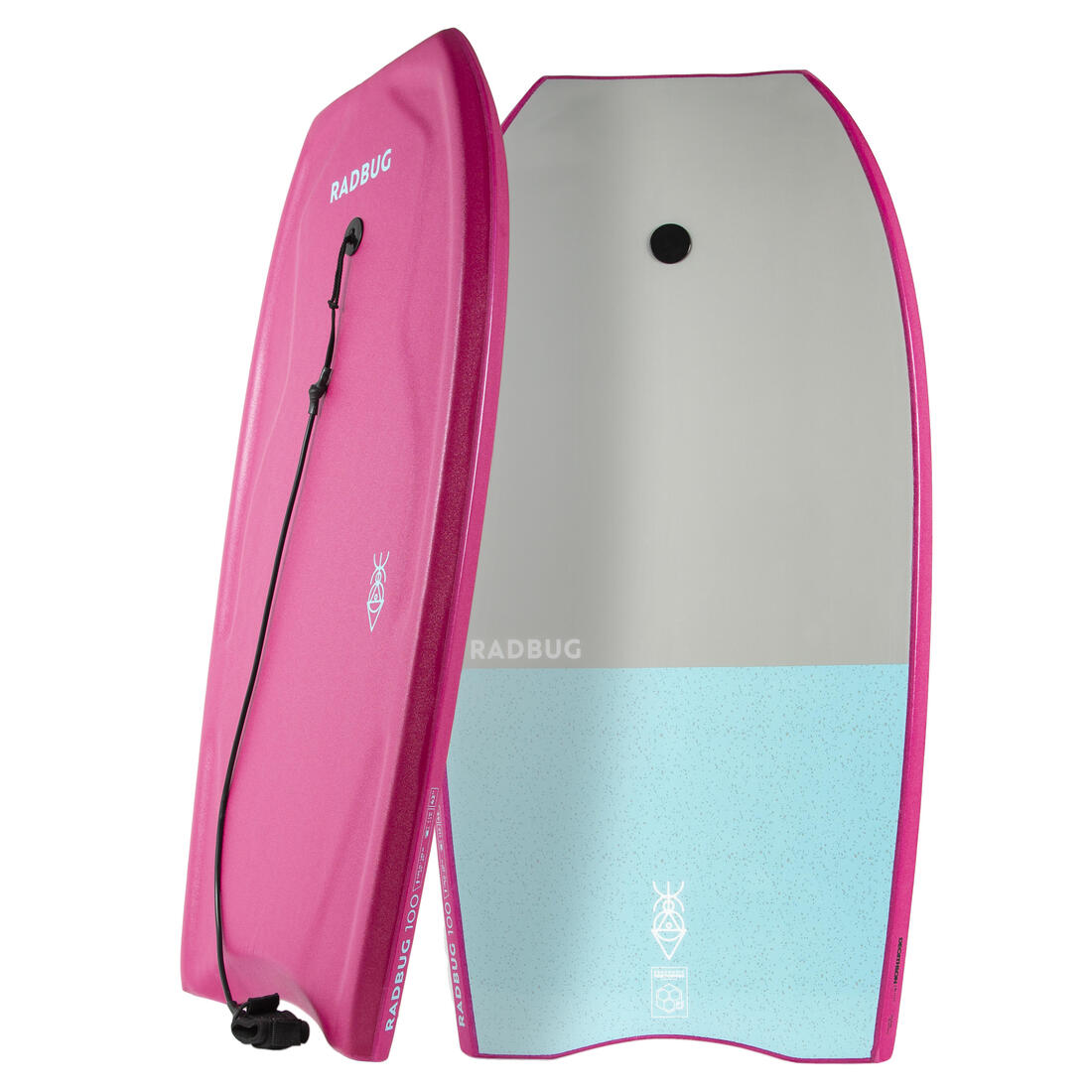 Bodyboard 100 avec leash poignet